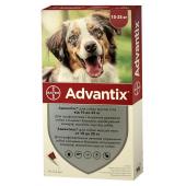 Advantix капли на холку для собак весом от 10 до 25 кг, 1 тюбик-пипетка 2,5 мл